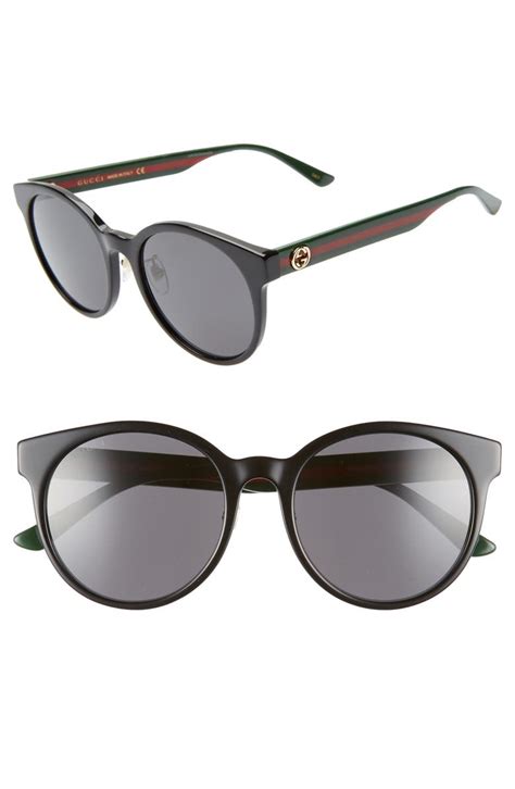 gucci 55mm round sunglasses havana|gucci oversized square sunglasses.